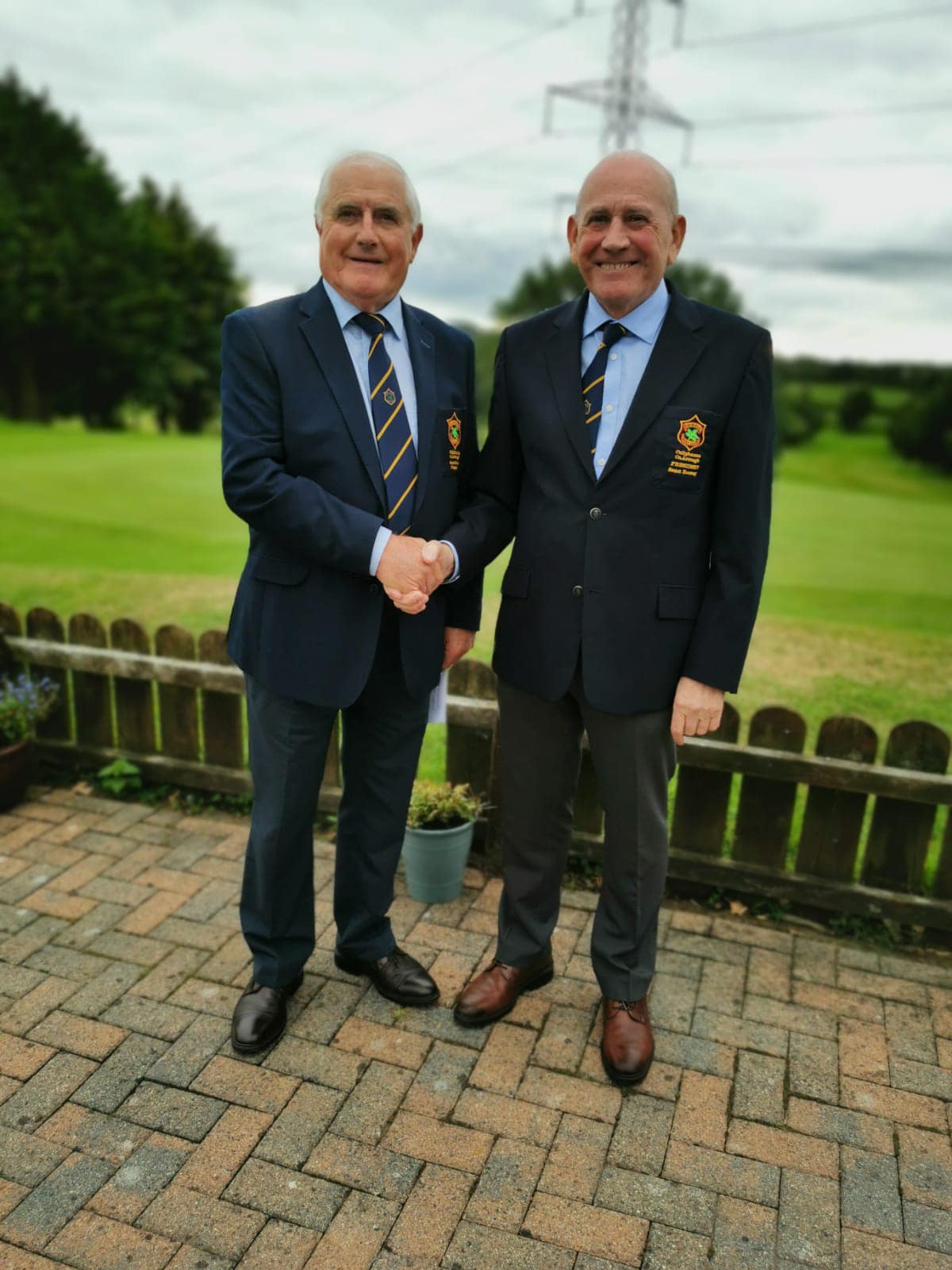 Club officials at Ashfield Golf Club